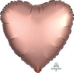 17" Heart - Satin Luxe Rose Gold (20ct) - Anagram