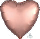 17" Heart - Satin Luxe Rose Gold (20ct) - Anagram