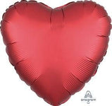 17" Heart - Satin Luxe Sangria (20ct) - Anagram