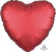 17" Heart - Satin Luxe Sangria (20ct) - Anagram
