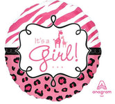 18" Animal Prints - It's A Girl - Anagram