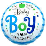 18" Baby Boy - Ditsy Floral (50ct) - Party America