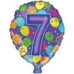 18" Balloon Shape - Number 7 - CTI Balloons