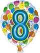 18" Balloon Shape - Number 8 - CTI Balloons