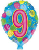 18" Balloon Shape - Number 9 - CTI Balloons