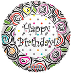 18" Birthday - Animal Printed (100ct) - Conver USA
