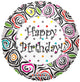18" Birthday - Animal Printed (100ct) - Conver USA