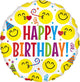 18" Birthday Emoticons - Betallic