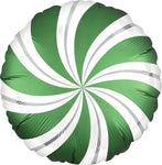 18" Candy Swirl - Emerald Green - Anagram