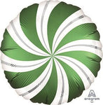 18" Candy Swirls - Green (10ct) - Anagram