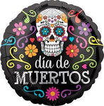 18" Colorful dia de Muertos (10ct) - Anagram