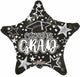 18" Congrats Grad Black (100ct) - Conver USA