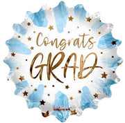 18" Congrats Grad Blue (100ct) - Conver USA