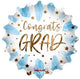 18" Congrats Grad Blue (100ct) - Conver USA