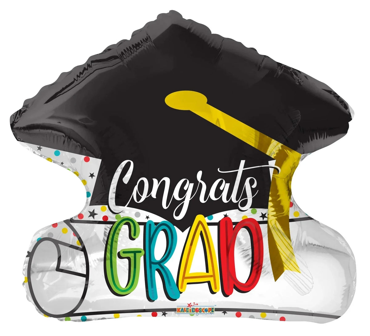 18" Congrats Grad - Cap and Diploma (100ct) - Conver USA