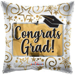 18" Congrats Grad - Gold (100ct) - Conver USA