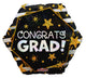 18" Congrats Grad Holographic (100ct) - Conver USA