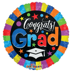 18" Congrats Grad - Multicolor (100ct) - Conver USA