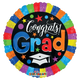 18" Congrats Grad - Multicolor (100ct) - Conver USA