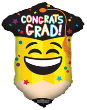18" Congrats Grad Pencil Emoji (100ct) - Conver USA