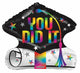 18" Congrats Grad You Did It (100ct) - Conver USA