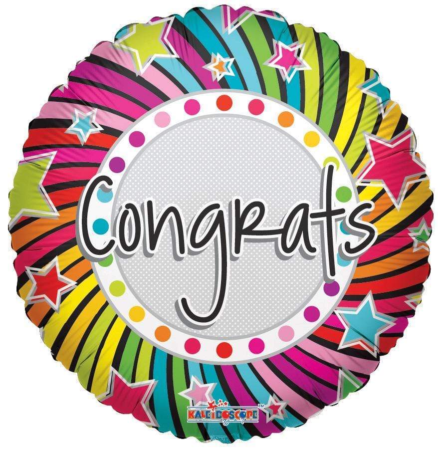 18" Congrats Spiral (100ct) - Conver USA