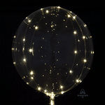 18" Crystal Clearz with White Lights - Anagram