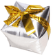 18" Cube - Silver Christmas Present - Winner Party