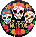 18" Dia de los Muertos - Bright Flores - Anagram