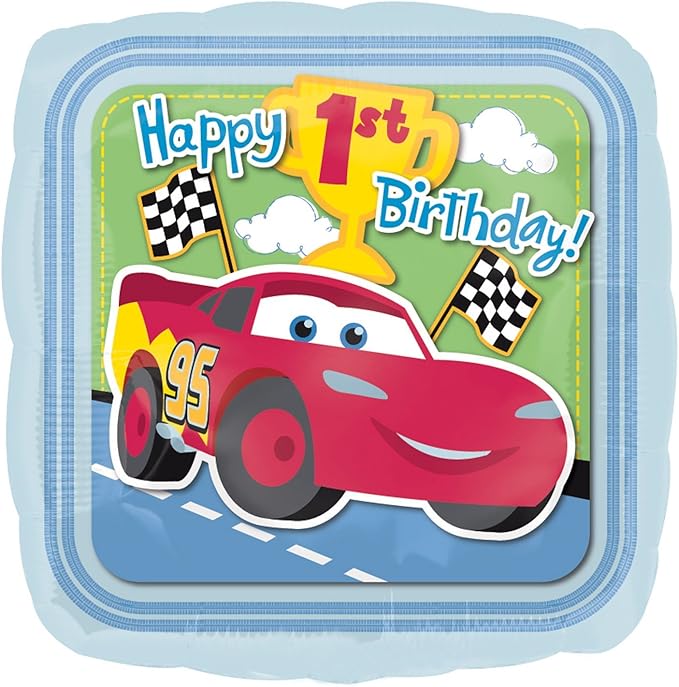 18" Disney Cars 2 - 1st Birthday - Anagram