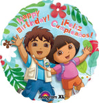 18" Dora & Diego - Happy Birthday - Anagram
