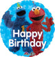 18" Elmo and Cookie Monster Happy Birthday - Anagram