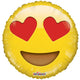 18" Emoji - Heart Eyes (100ct) - Conver USA