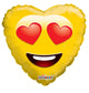 18" Emoji - Smiley in Love (100ct) - Conver USA