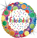 18" Felicidades Bolas (10ct) - Betallic