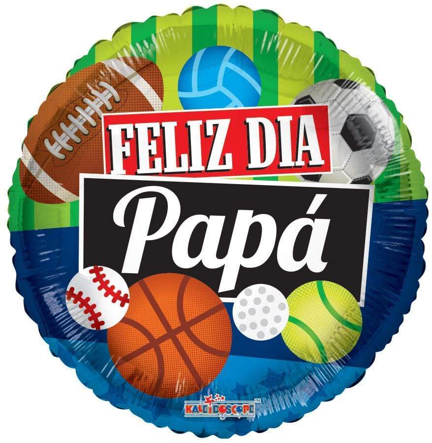 18" Feliz Día Papá Sports (100ct) - Conver USA