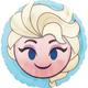 18"  Foil Balloon - Frozen Elsa Emoji - Anagram