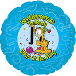 18" Garfield Party (5ct) - CTI Balloons