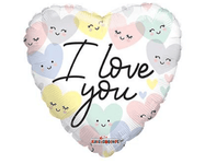 18" Gellibean - Pastel Hearts Love - Winner Party