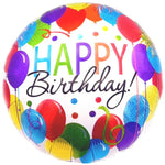 18" Happy Birthday - Assorted Balloons (20ct) - Party America