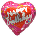 18" Happy Birthday - Assorted Hearts (20ct) - Party America
