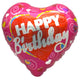 18" Happy Birthday - Assorted Hearts (20ct) - Party America