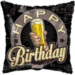 18" Happy Birthday - Beer (100ct) - Conver USA