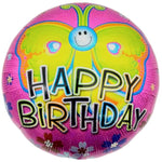 18" Happy Birthday - Butterfly (20ct) - Party America