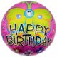 18" Happy Birthday - Butterfly (20ct) - Party America