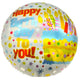 18" Happy Birthday - Cake with Candles (20ct) - Party America