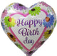 18" Happy Birthday - Flowers (20ct) - Party America