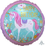 18" Happy Birthday - Magical Unicorn - Anagram