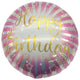 18" Happy Birthday - Pink with Stars (20ct) - Party America
