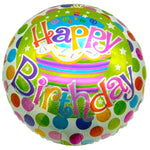 18" Happy Birthday - Polka dots (20ct) - Party America
